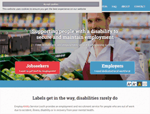 Tablet Screenshot of employabilitylouth.ie
